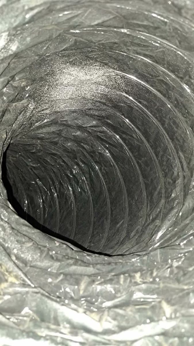 Vent system after AC maintenance and duct cleaning