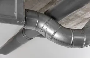 Freshly sealed air duct coating in a South Florida HVAC system